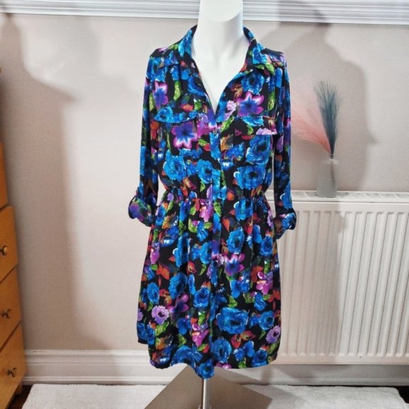 Velvet Heart- Blouse Shirt Dress- Size S - Picture 7 of 12